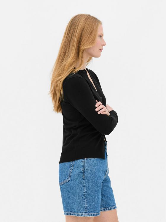Crew Neck Cardigan