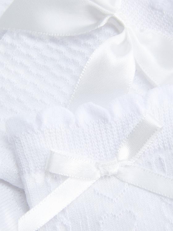 2pk Occasion Bow Ankle Socks