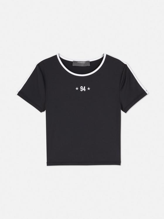 Short Sleeve Printed Baby Tee