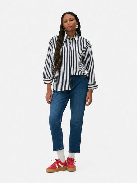 Striped Poplin Shirt