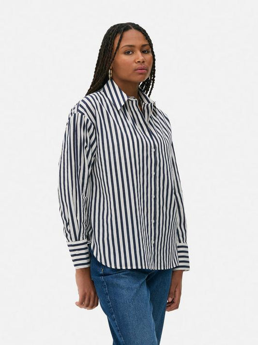 Striped Poplin Shirt