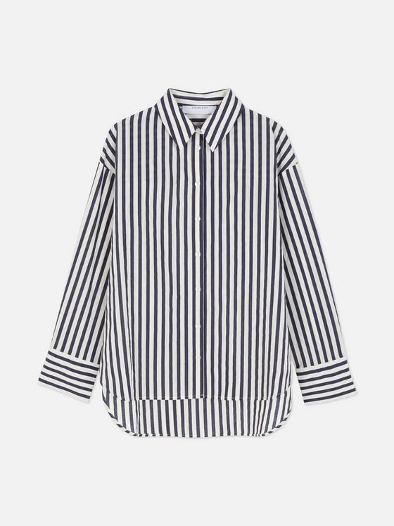Striped Poplin Shirt