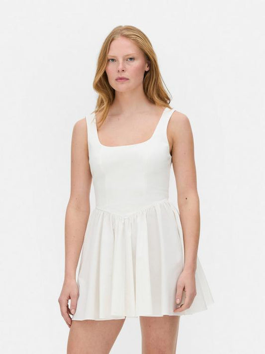 Sleeveless Corset Mini Dress