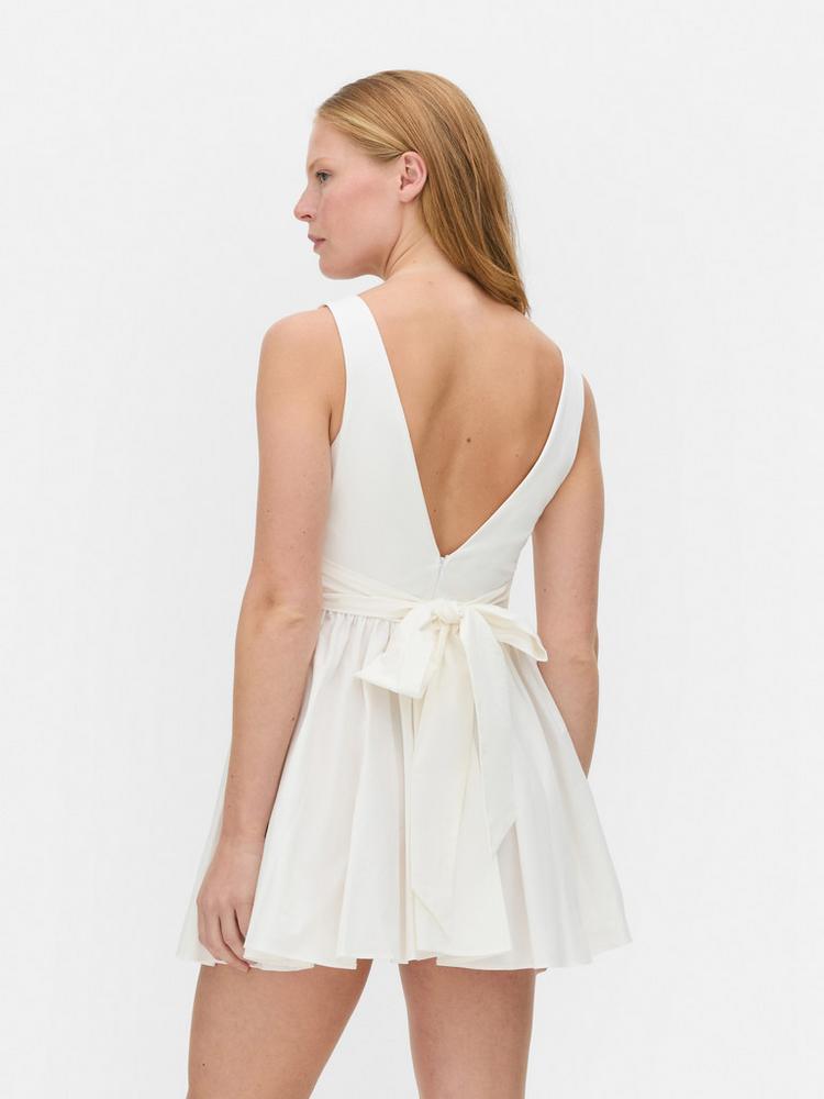 Sleeveless Corset Mini Dress