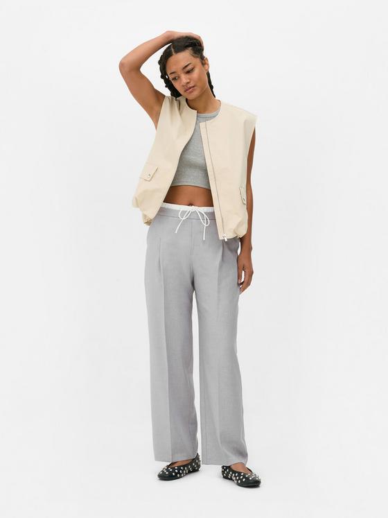Contrast Waist Trousers