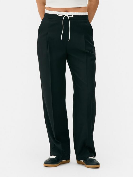 Contrast Waist Trousers