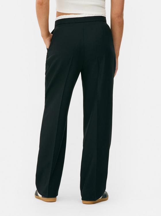 Contrast Waist Trousers