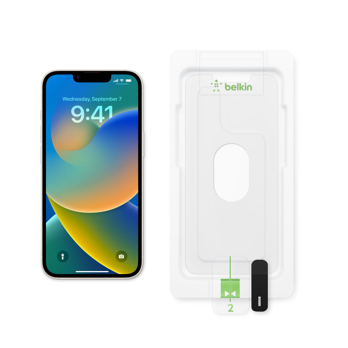 Belkin UltraGlass Screen Protector for iPhone 16e | 14 | 13 | 13 Pro