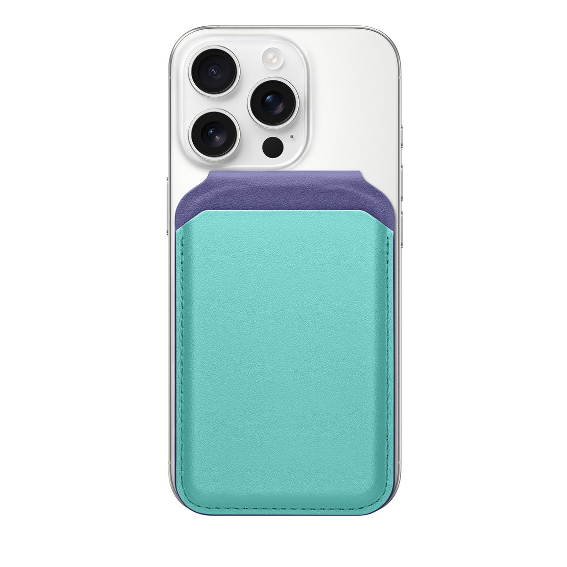 Satechi Magnetic Wallet Stand (MagSafe compatible) - Deep Purple/Teal