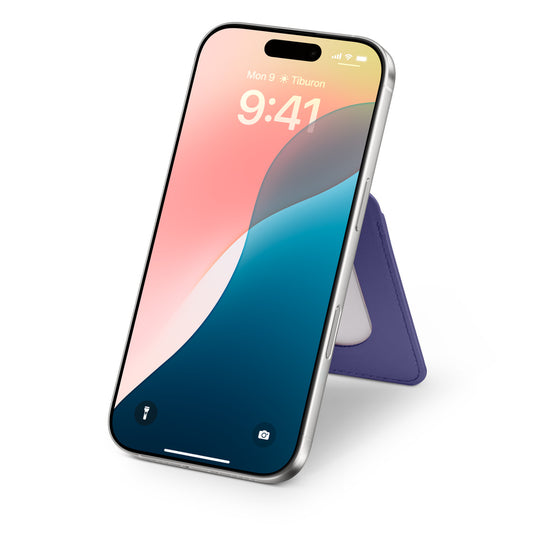 Satechi Magnetic Wallet Stand (MagSafe compatible) - Deep Purple/Teal