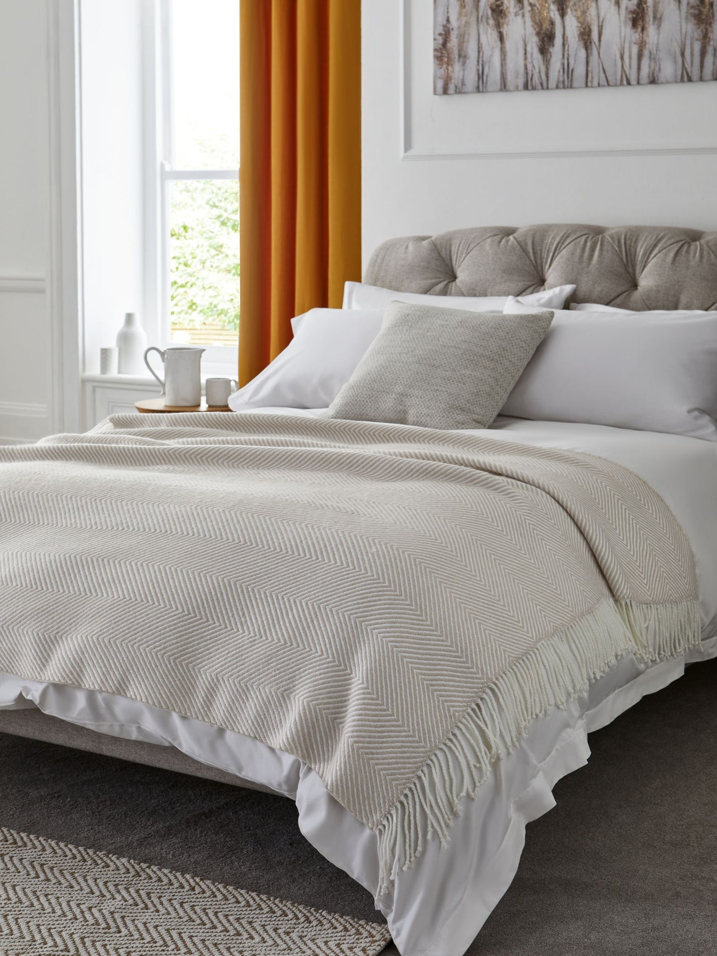 Herringbone Cosy Throw