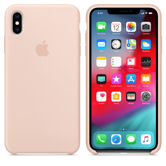 iPhone XS Max Silicone Case - Pink Sand