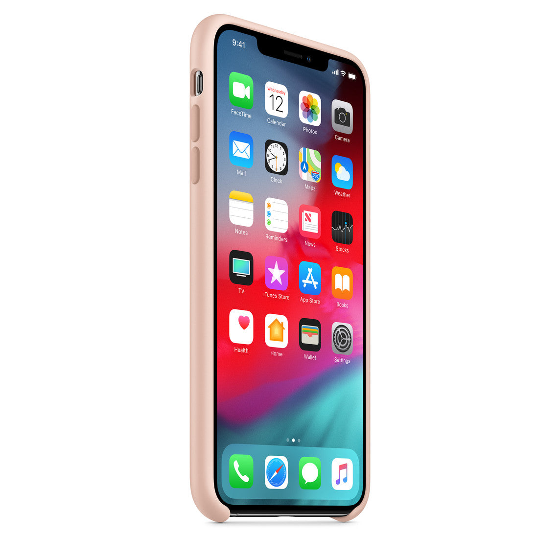 iPhone XS Max Silicone Case - Pink Sand
