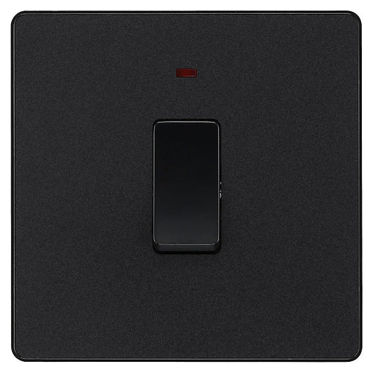 BG 20A 2 way 1 gang Appliance switch Screwless Matt Black