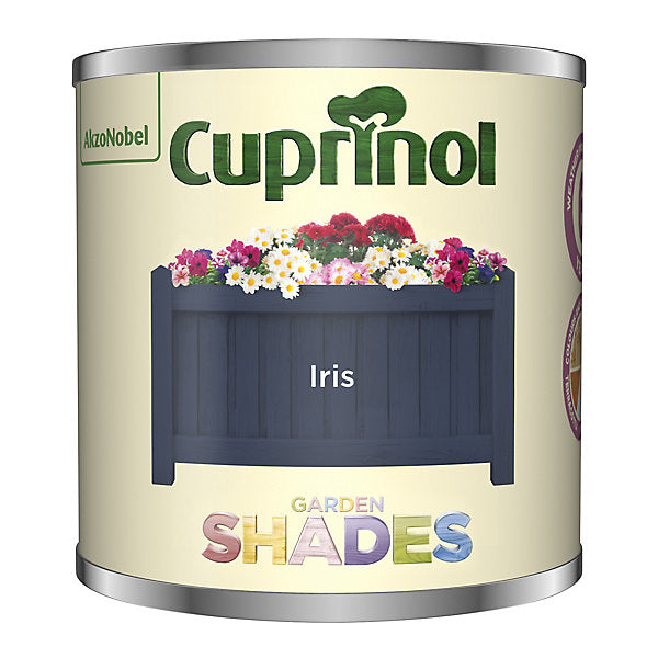 Cuprinol Garden shades Iris Matt Multi-surface Exterior Fencing & sheds Protector Wood paint, 125ml Tester pot