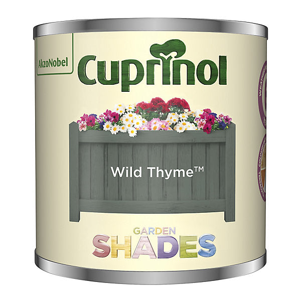 Cuprinol Garden shades Wild thyme Matt Multi-surface Exterior Fencing & sheds Protector Wood paint, 125ml Tester pot