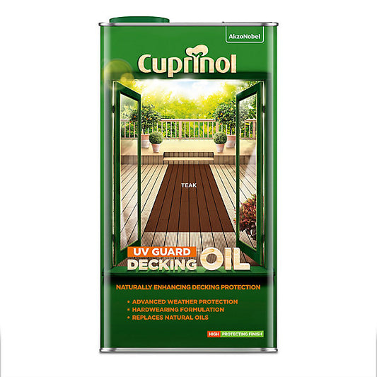 Cuprinol UV Guard Teak Wood oil, 5L