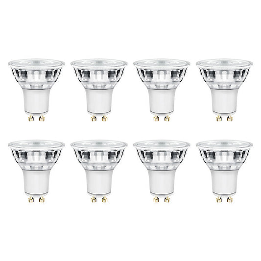 Diall 3.6W 345lm Clear Reflector spot Neutral white LED Light bulb, Pack of 8