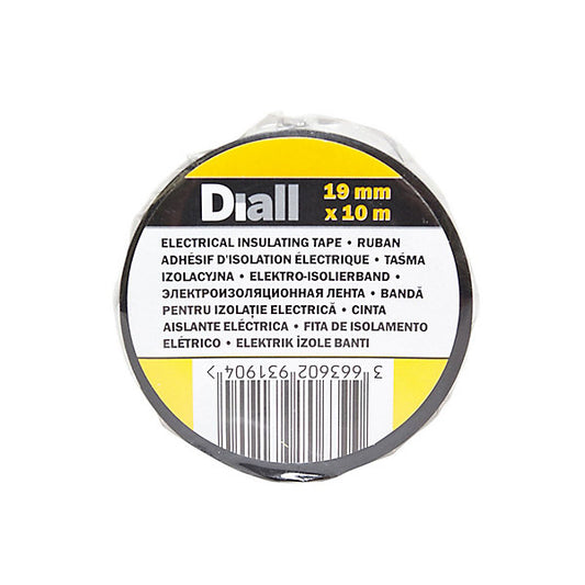 Diall Black Electrical Tape (L)10m (W)19mm