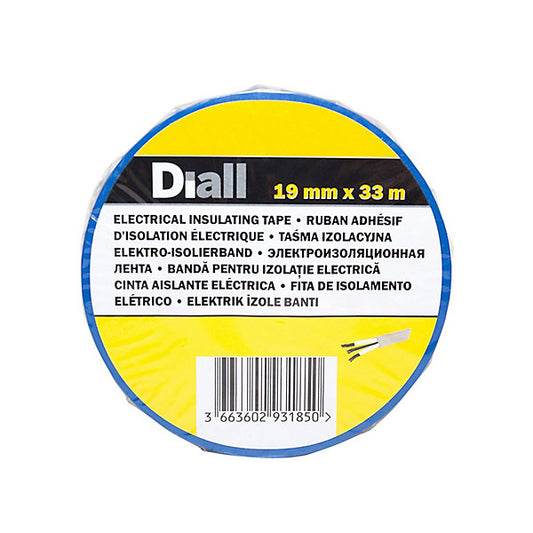 Diall Blue Electrical Tape (L)33m (W)19mm