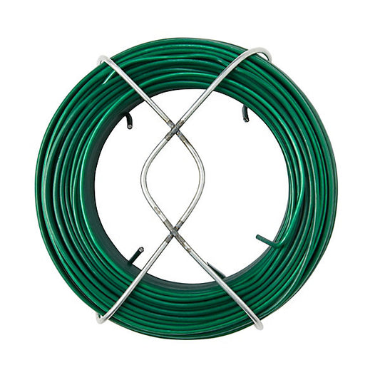 Diall Green PVC & steel Wire, (L)50m (Dia)0.8mm, 270g