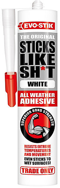Evo-Stik Sticks Like Sh*t White Grab adhesive 290ml