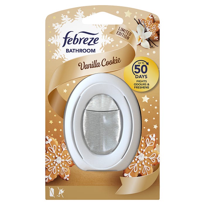 Febreze Bathroom Air Freshener Vanilla Cookie, 7.5ml