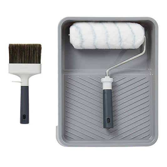 GoodHome Polyamide Long pile Decorating set, 4 pieces