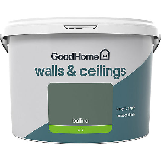 GoodHome Walls & ceilings Ballina Silk Emulsion paint, 2.5L