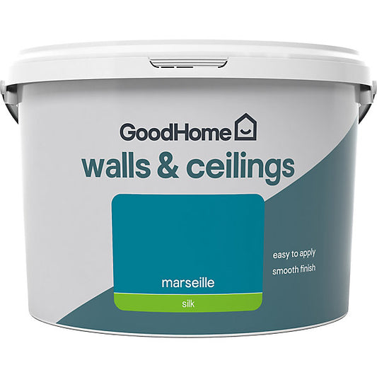 GoodHome Walls & ceilings Marseille Silk Emulsion paint, 2.5L