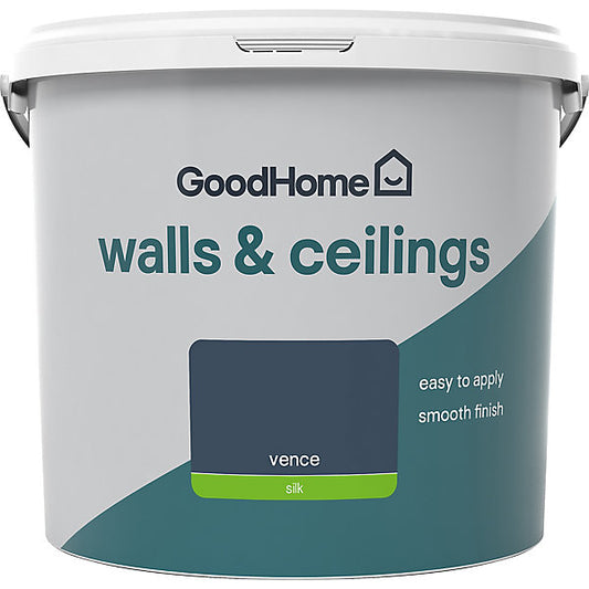 GoodHome Walls & ceilings Vence Silk Emulsion paint, 5L
