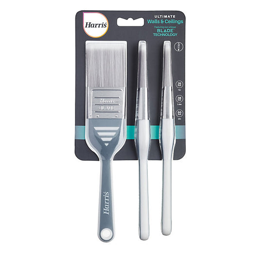 Harris Ultimate Walls & Ceilings Precision tip Paint brush, Set of 3