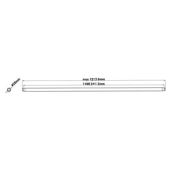 Jacobsen G13 4000K 1800lm T8 Neutral white LED Light bulb (L)1231.6mm