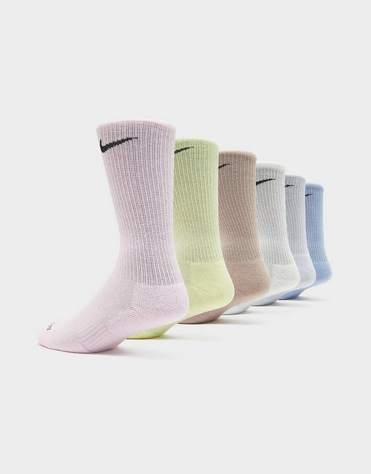 Nike 6-Pack Everyday Cushioned Training Crew Socks