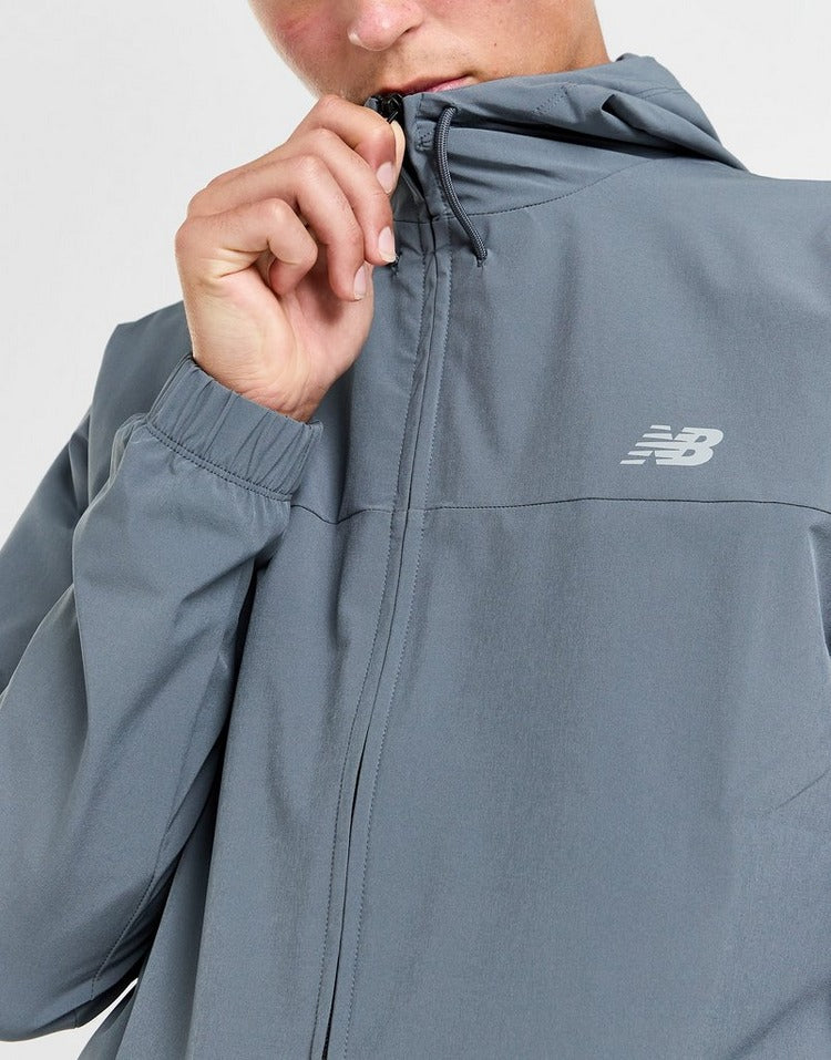 New Balance Full Zip Woven Hooded Track Top