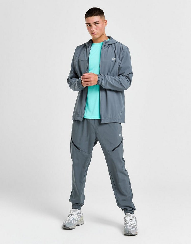 New Balance Full Zip Woven Hooded Track Top