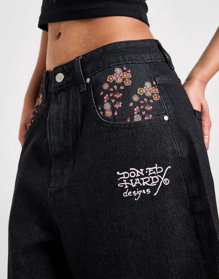 Ed Hardy Dragon Denim Jorts