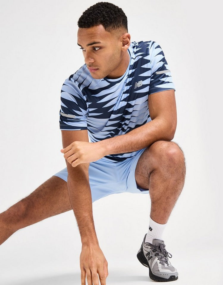 New Balance Stripe All Over Print T-Shirt