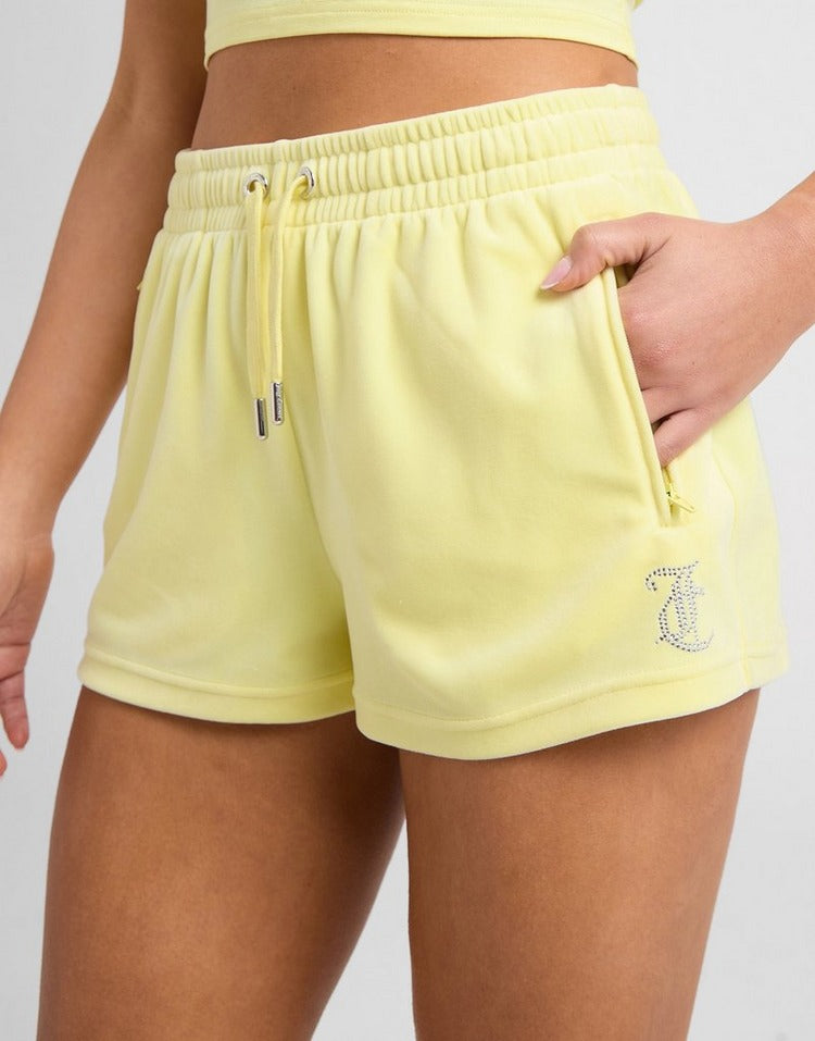 JUICY COUTURE Diamante JC Logo Shorts