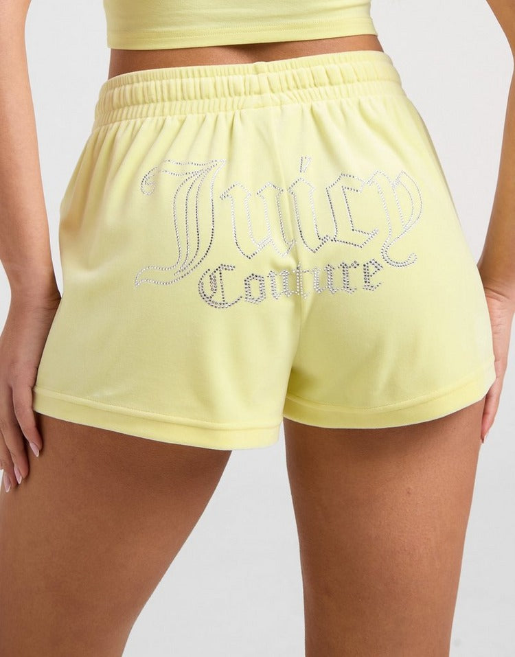 JUICY COUTURE Diamante JC Logo Shorts