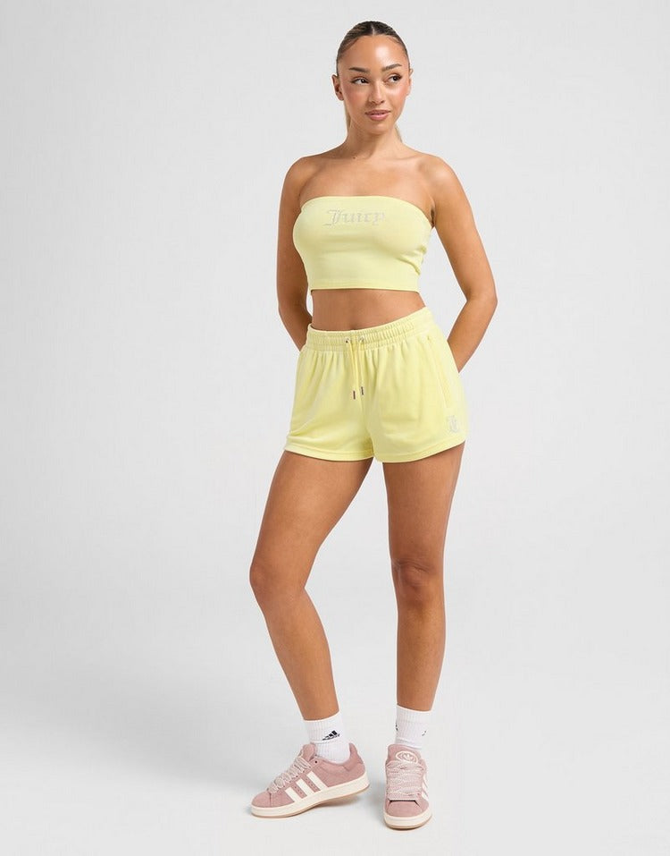 JUICY COUTURE Diamante JC Logo Shorts