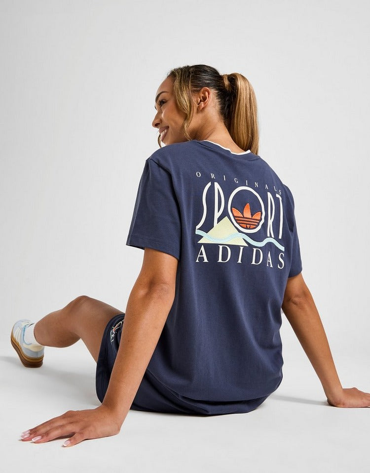 adidas Originals Sport Graphic Boyfriend T-Shirt