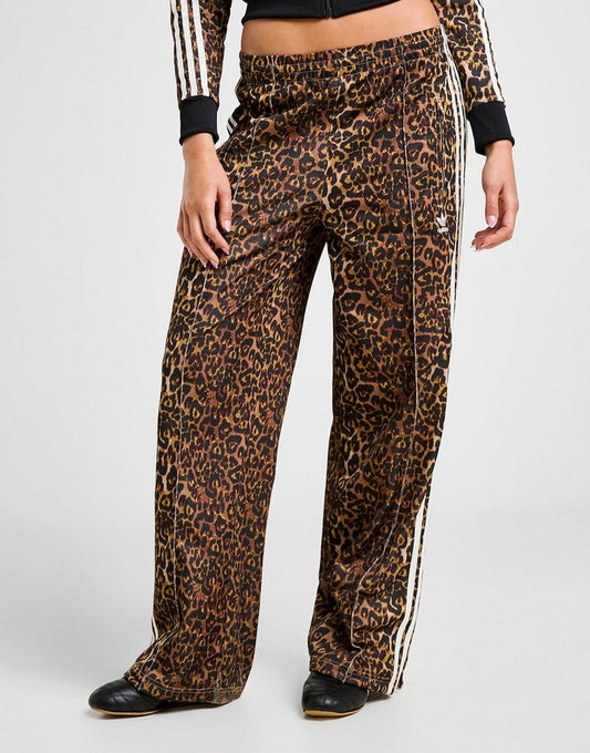 adidas Originals All Over Leopard Print Oversized Track Pants