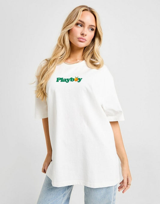 Playboy Orange Boyfriend T-Shirt