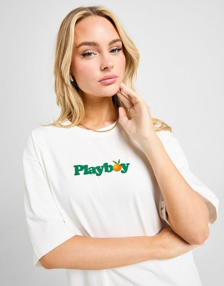 Playboy Orange Boyfriend T-Shirt