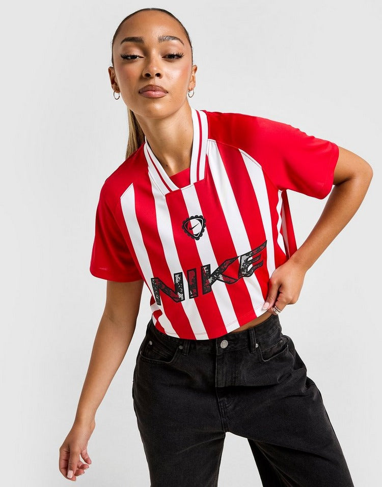 Nike Stripe Crop Football Shirt