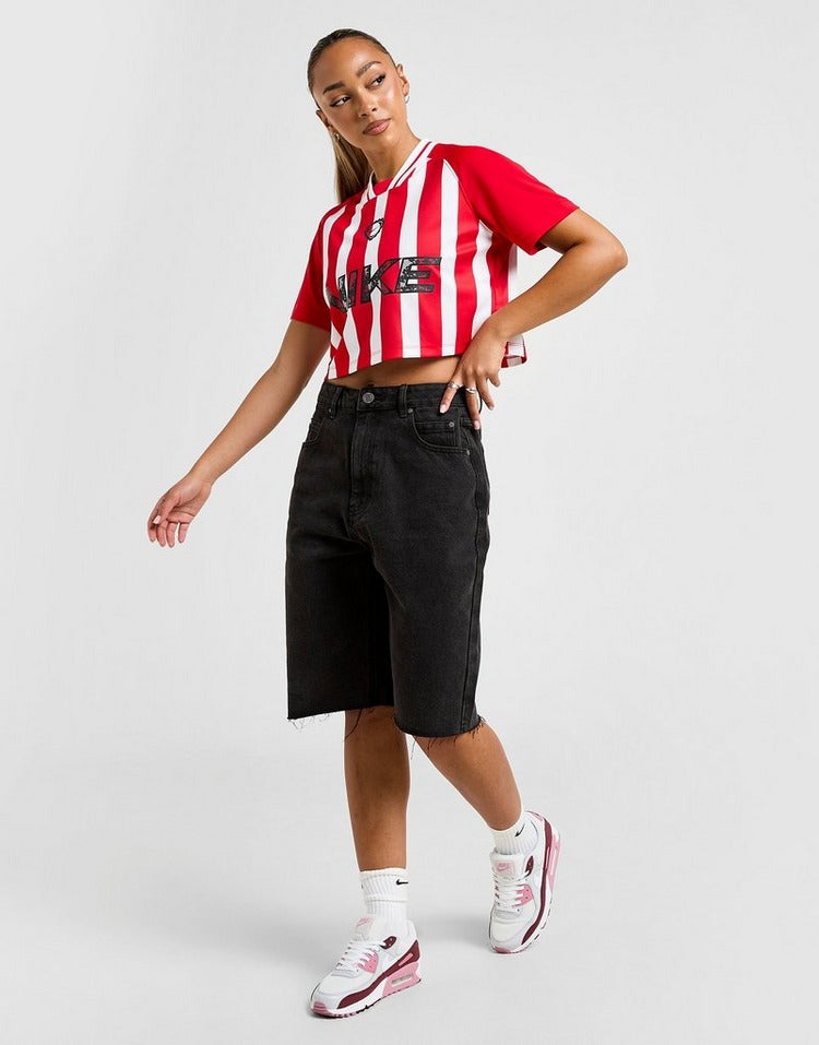 Nike Stripe Crop Football Shirt