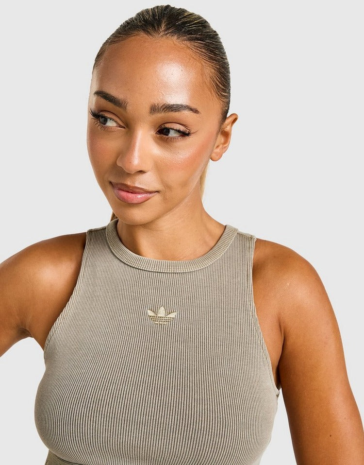 adidas Originals Essentials Washed Rib Crop Top