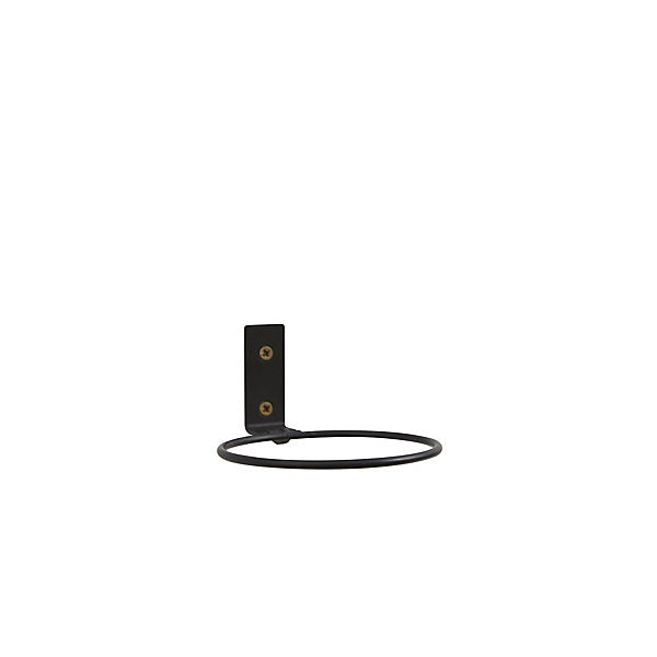 Matt Black Metal Pot hanger (Dia)11cm