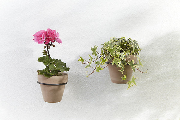 Matt Black Metal Pot hanger (Dia)11cm